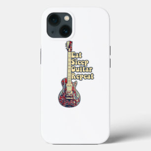 Case-Mate iPhone Case Manger dormir guitare répéter. guitare colorée vin