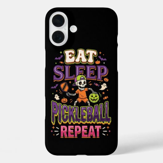 Coques Case-Mate iPhone Manger Dormir Pickleball Répéter Pickleball (Verso)
