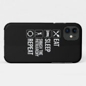 Coques Case-Mate iPhone Manger. Dormir. Smash Le Patriarcat. Recommencer (Dos (Horizontal))