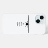 Coques Case-Mate iPhone Manger. Dormir. Vol 172. Recommencer. Avion (Verso (horizontal))