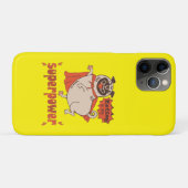 Coques Case-Mate iPhone Manger est mon super-puissance rouge carlin style (Dos (Horizontal))