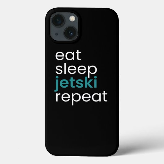 Coques Case-Mate iPhone Manger Sleep Jetski Repeat (Verso)