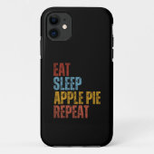COQUES Case-Mate iPhone MANGER SOMMEIL POMME PIE RÉPÉTER (Dos)