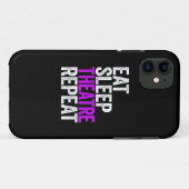 Coques Case-Mate iPhone Manger Théâtre du sommeil Répéter (Dos (Horizontal))