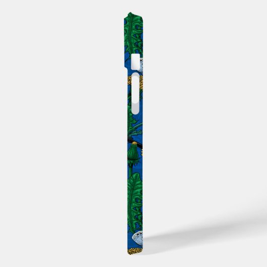 Coques Case-Mate iPhone Mangeurs d'abeilles sur bleu (Verso / Gauche)