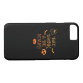 Coques Case-Mate iPhone Mangez Boire Et Soyez Effrayant Halloween Classic (Dos (Horizontal))