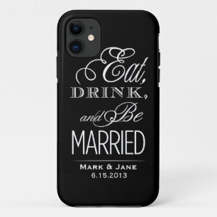 Case-Mate iPhone Case Mangez et soyez mariés
