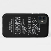 Coques Case-Mate iPhone Mangez et soyez mariés (Dos (Horizontal))