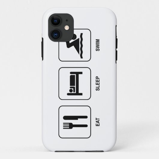 Coques Case-Mate iPhone Mangez le bain de sommeil (Dos)