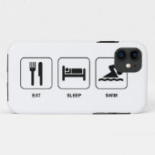 Coques Case-Mate iPhone Mangez le bain de sommeil (Dos (Horizontal))