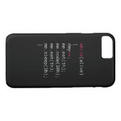 Coques Case-Mate iPhone mangez le CODE mangent le sommeil (Dos (Horizontal))