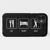 Coques Case-Mate iPhone Mangez le golf de sommeil (Dos (Horizontal))