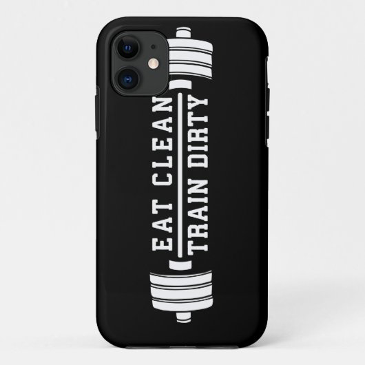 Coques Case-Mate iPhone Mangez propre, train sec - Exercice Inspirational (Dos)
