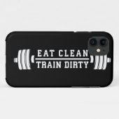 Coques Case-Mate iPhone Mangez propre, train sec - Exercice Inspirational (Dos (Horizontal))