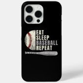 Coques Case-Mate iPhone Mangez Sleep Baseball Répéter Funny Baseball Playe (Verso)