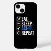 Coques Case-Mate iPhone Mangez Sleep Sci-Fi Répéter (Verso)