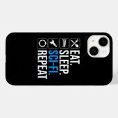 Coques Case-Mate iPhone Mangez Sleep Sci-Fi Répéter (Verso (horizontal))