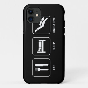 Coque iPhone 11 Mangez Sleep Scuba Dive