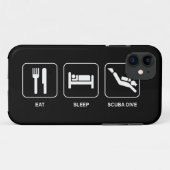 Coques Case-Mate iPhone Mangez Sleep Scuba Dive (Dos (Horizontal))