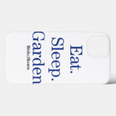 Coques Case-Mate iPhone Mangez. Sommeil. Jardin (Verso (horizontal))
