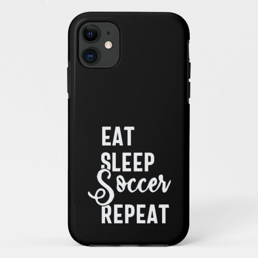 Coques Case-Mate iPhone mangez sommeil soccer répéter (Dos)