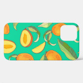 Coques Case-Mate iPhone Mango Medley : Motif de fruits tropicaux (Verso (horizontal))