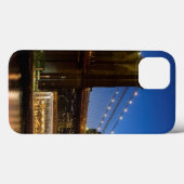 Coques Case-Mate iPhone Manhattan et Brooklyn Bridge à Dusk (Verso (horizontal))
