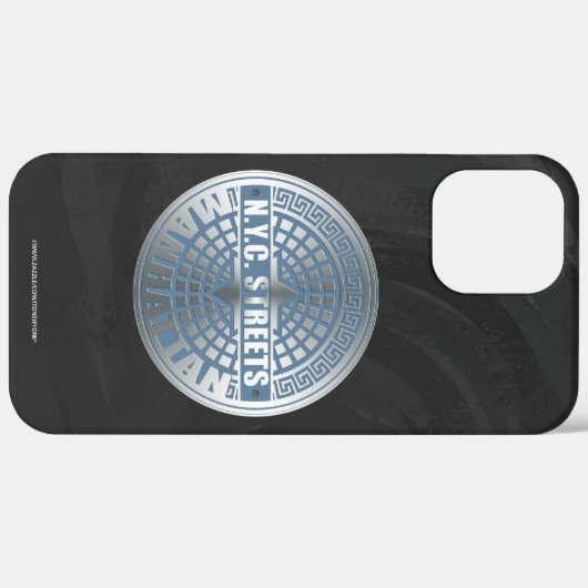 Coques Case-Mate iPhone Manhole Covers Manhattan (Verso / Droite)