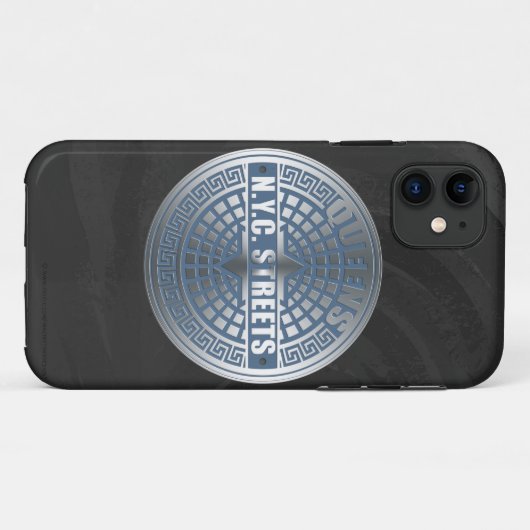 Coques Case-Mate iPhone Manhole Covers Queens (Dos (Horizontal))
