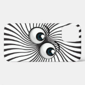 Coques Case-Mate iPhone Mania Eyeball en blanc (Verso (horizontal))