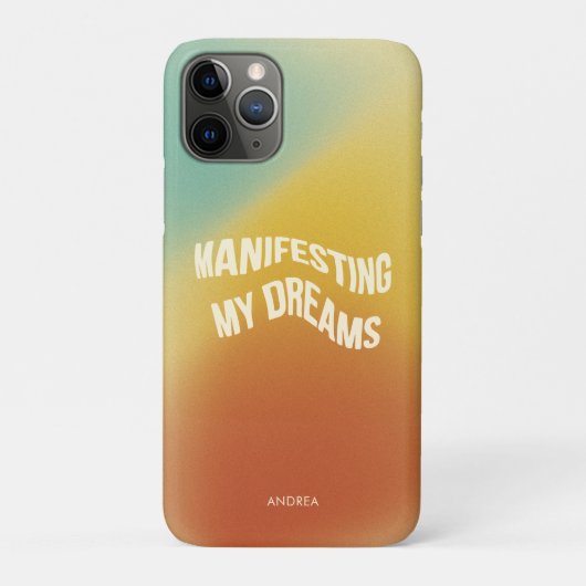 Coques Case-Mate iPhone Manifestation de texture graineuse funky Retro (Dos)