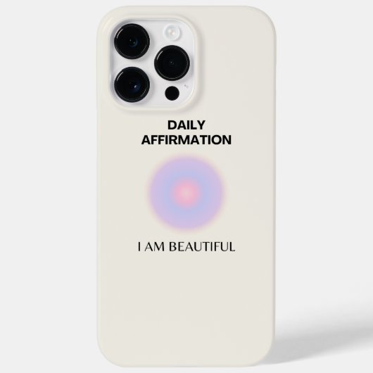 Coques Case-Mate iPhone Manifestation quotidienne d'affiliation (Verso)