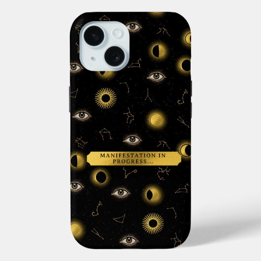 Coques Case-Mate iPhone Manifestation Soleil céleste & Lune Zodiaque Oeil (Verso)