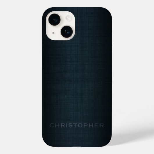Coques Case-Mate iPhone Manly Design exécutif avec nom pour les hommes (Verso)