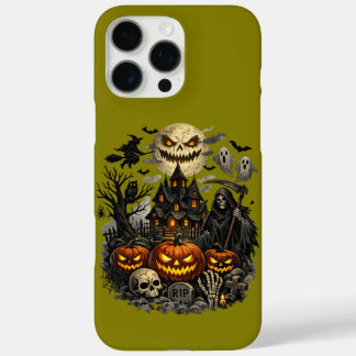 Coques iPhone 16 Pro Max Manoir hanté au clair de lune"