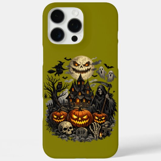 Coques Case-Mate iPhone Manoir hanté au clair de lune" (Verso)