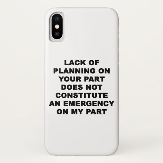 Coques Case-Mate iPhone Manque de planification (Dos)