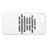 Coques Case-Mate iPhone Manque de planification (Dos (Horizontal))