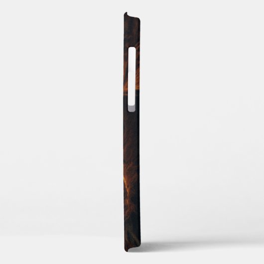 Coques Case-Mate iPhone manteau de fourrure Brown (Verso / Gauche)