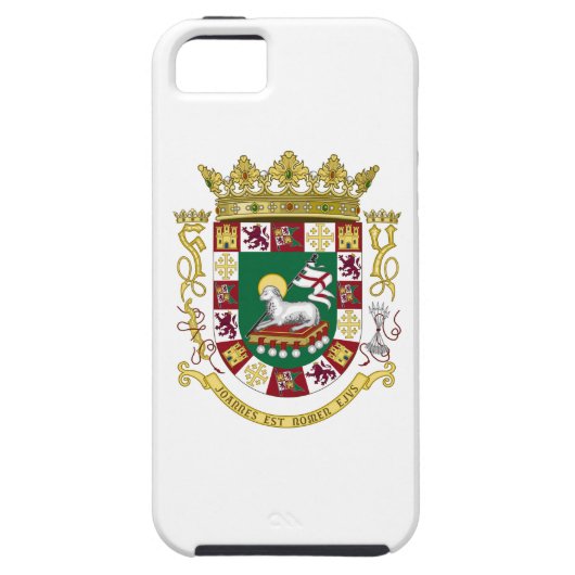 Coques Case-Mate iPhone Manteau de Porto Rico des bras (Dos)