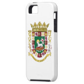 Coques Case-Mate iPhone Manteau de Porto Rico des bras (Dos gauche)