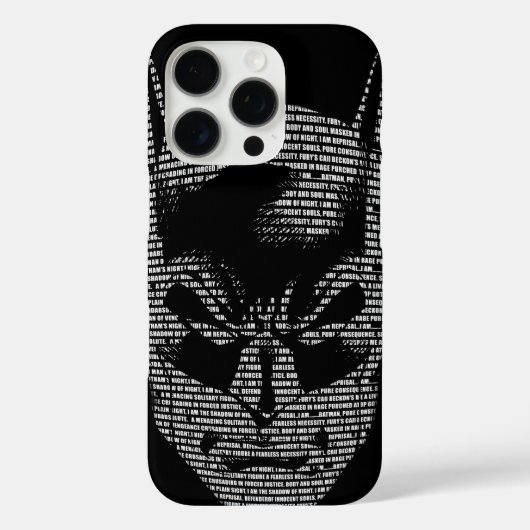 Coques Case-Mate iPhone Mantra de Batman Head (Verso)