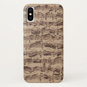 Case-Mate iPhone Case Manuscrit Bach Musique Feuille Antique