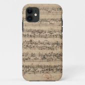 Coques Case-Mate iPhone Manuscrit de Bach (Dos)