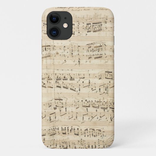 Coques Case-Mate iPhone Manuscrit de la Chopin de musique de la feuille d' (Dos)