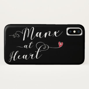 Coque iPhone X Manx Au Coeur Du Téléphone Mobile Case