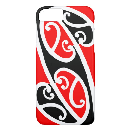 Coques Case-Mate iPhone Maori Kowhaiwhai Motif 2 (Dos)