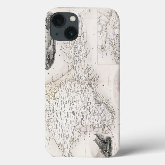 Coques Case-Mate iPhone MAP : CRIMEA, c1855 (Verso)