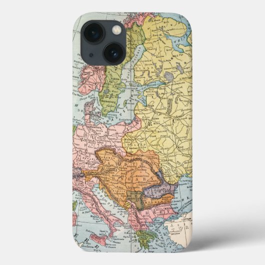 COQUES Case-Mate iPhone MAP: EUROPE, 1885 (Verso)