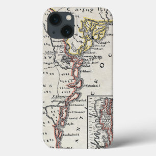 Coques Pour iPhone Map: North America, C1700